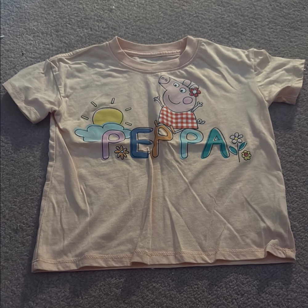 3/$10 sale! Peppa Pig Kids Light Pink T-Shirt